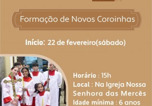 Formação de Novos Coroinhas