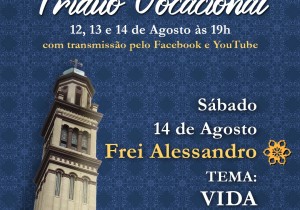 TRÍDUO VOCACIONAL  3º DIA TEMA  VIDA CONSAGRADA 
