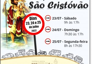 BÊNÇÃO DOS VEÍCULOS DIA DE SÃO CRISTÓVÃO
