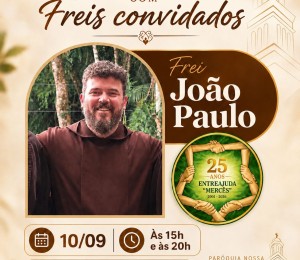 Celebração de Entreajuda com Freis convidados