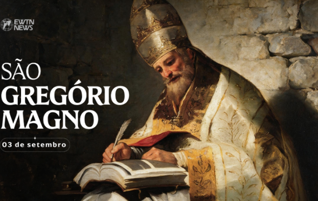 Hoje é celebrado são Gregório Magno, papa e doutor da Igreja