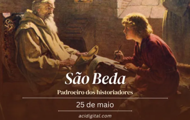 Hoje é celebrado são Beda, doutor da Igreja