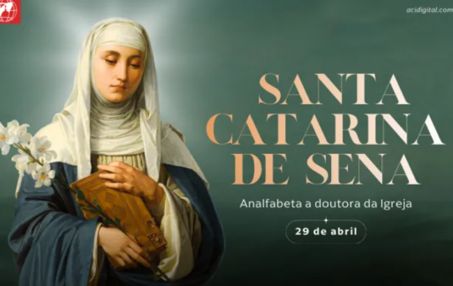 Hoje é celebrada santa Catarina de Sena, de analfabeta a doutora da Igreja