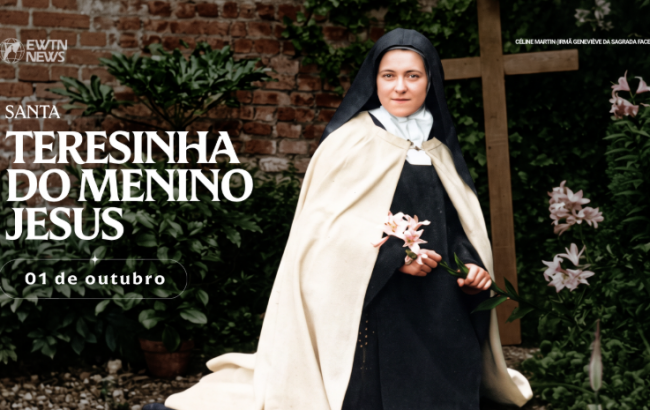 Hoje é celebrada santa Teresinha do Menino Jesus, doutora da Igreja