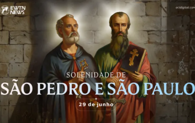 Hoje é celebrada solenidade de são Pedro e São Paulo