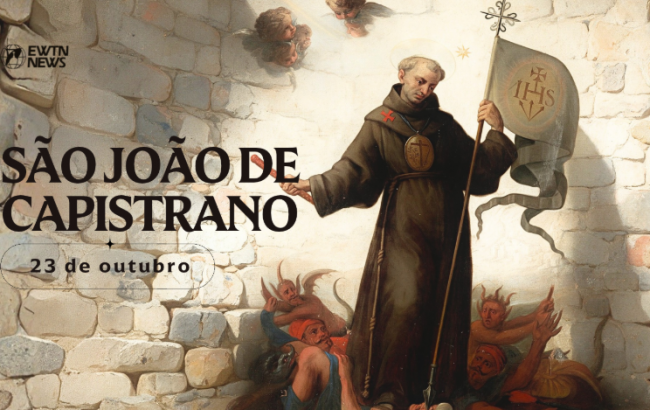 A Igreja celebra hoje são João de Capistrano, padroeiro dos capelães militares