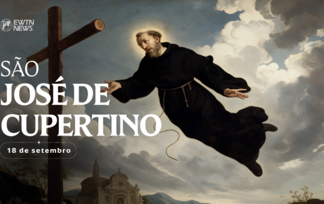 Hoje a Igreja celebra são José de Cupertino, padroeiro dos estudantes com dificuldades