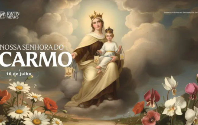 Hoje celebramos Nossa Senhora do Carmo, a mais bela flor do jardim de Deus