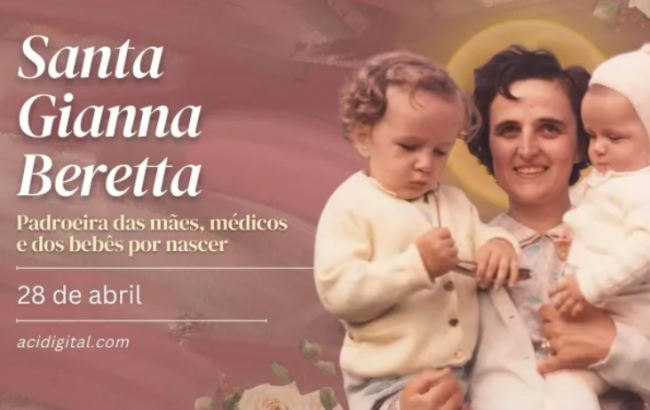 Igreja celebra hoje santa Gianna, padroeira das mães, médicos e crianças por nascer