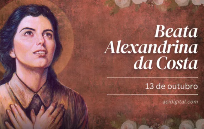 Hoje é celebrada a beata Alexandrina da Costa, que viveu a paixão de Cristo