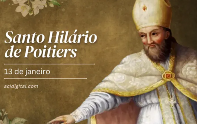 Hoje é celebrado santo Hilário de Poitiers, doutor da Igreja