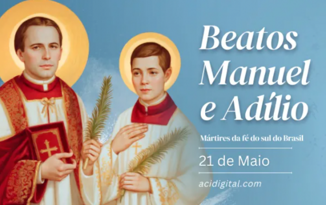 Hoje são celebrados os beatos Manuel e Adílio, mártires da fé do sul do Brasil