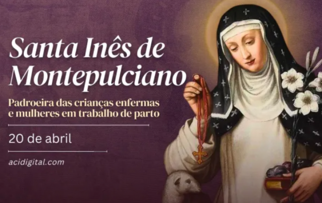 Hoje é dia de Santa Inês de Montepulciano, dominicana que multiplicou o pão