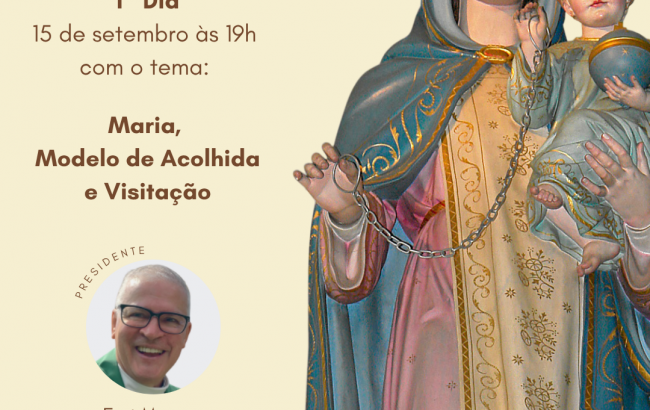 Primeiro dia da Novena de Nossa Senhora das Mercês