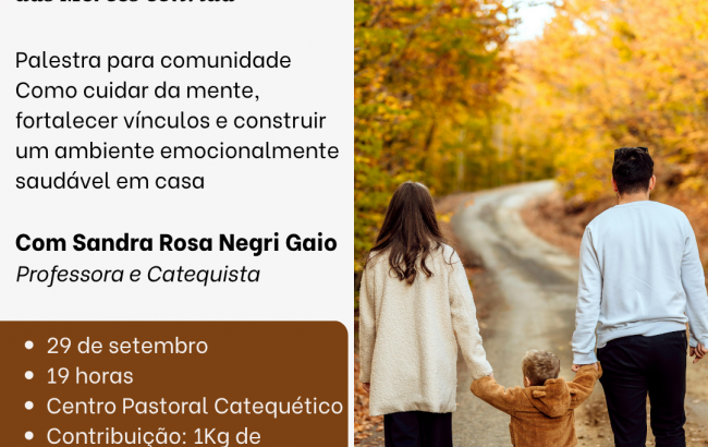 SAÚDE MENTAL NA FAMÍLIA