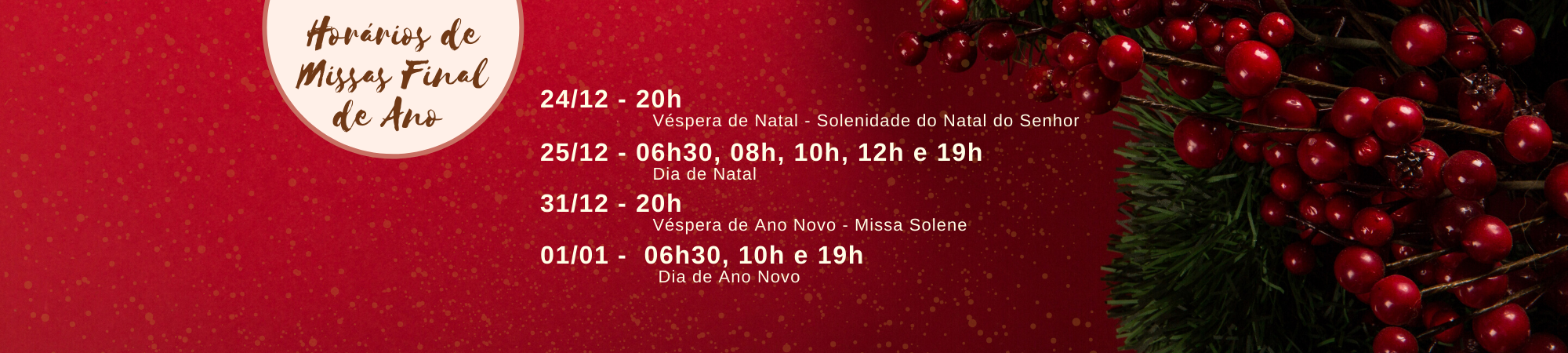 Solenidade do Natal do Senhor